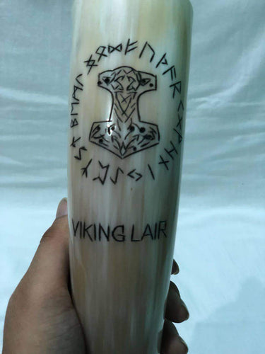 Asjad Mug 16 oz Drinking Horn