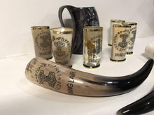 Load image into Gallery viewer, Asjad Mug 3oz Horn Whiskey Shot Glass