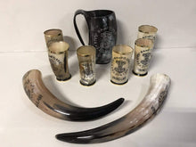 Load image into Gallery viewer, Asjad Mug 8oz Horn Wine Glass