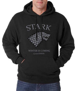 VIKING LAIR black / S House Stark Winter Is Coming Hoodie
