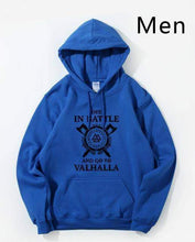 Load image into Gallery viewer, VIKING LAIR Blue 2 / S Die In Battle And Go To Valhalla Hoodies