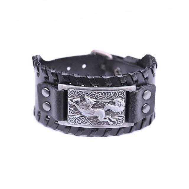 VIKING LAIR Bracelet 1 / China Vintage Fox Metal Leather Bracelet