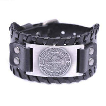 Load image into Gallery viewer, VIKING LAIR Bracelet 1 Viking Compass Vegvisir Bracelet