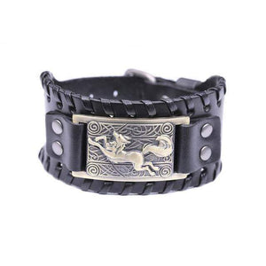 VIKING LAIR Bracelet 2 / China Vintage Fox Metal Leather Bracelet