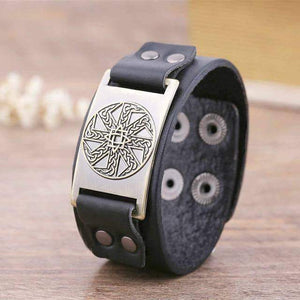 VIKING LAIR Bracelet 3 Vintage Sun Wheel Pendant Bracelet
