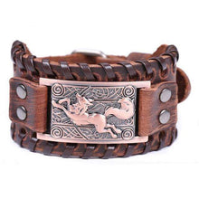 Load image into Gallery viewer, VIKING LAIR Bracelet 6 / China Vintage Fox Metal Leather Bracelet