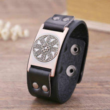 Load image into Gallery viewer, VIKING LAIR Bracelet 6 Vintage Sun Wheel Pendant Bracelet