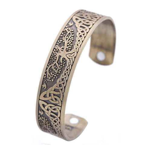 VIKING LAIR Bracelet antique bronze / China Tree of Life Engraved Ankle Bracelet