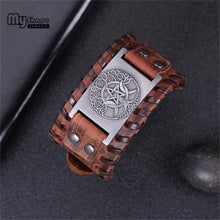 Load image into Gallery viewer, VIKING LAIR Bracelet Tree of Life Leather Viking Bracelet