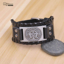 Load image into Gallery viewer, VIKING LAIR Bracelet Tree of Life Leather Viking Bracelet
