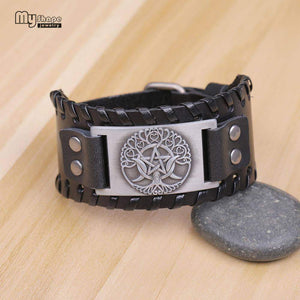 VIKING LAIR Bracelet Tree of Life Leather Viking Bracelet