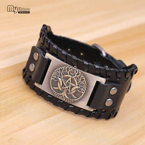 VIKING LAIR Bracelet Tree of Life Leather Viking Bracelet