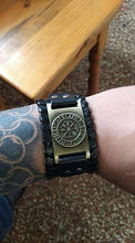 Load image into Gallery viewer, VIKING LAIR Bracelet Viking Compass Vegvisir Bracelet