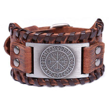 Load image into Gallery viewer, VIKING LAIR Bracelet Viking Compass Vegvisir Bracelet