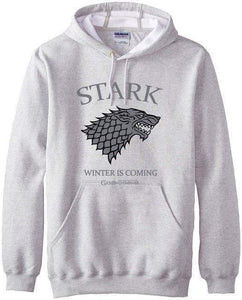 VIKING LAIR gray / S House Stark Winter Is Coming Hoodie