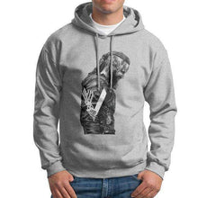Load image into Gallery viewer, VIKING LAIR Gray / S(US)/XL King Ragnar Lothbrok Vikings Hoodie
