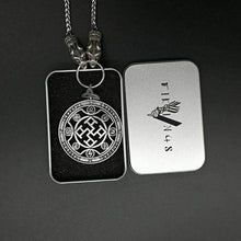 Load image into Gallery viewer, VIKING LAIR Necklace necklace and box 4 / 45cm Wolf Head Rune Spiritual Viking Necklace