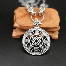 Load image into Gallery viewer, VIKING LAIR Necklace necklace without box 2 / 45cm Wolf Head Rune Spiritual Viking Necklace