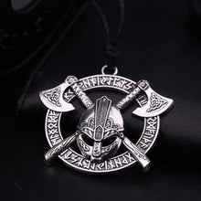 Load image into Gallery viewer, VIKING LAIR Necklace Tribal Viking Warrior Pendant