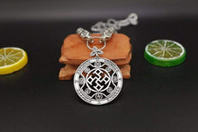 Load image into Gallery viewer, VIKING LAIR Necklace Wolf Head Rune Spiritual Viking Necklace