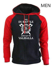 Load image into Gallery viewer, VIKING LAIR red black / M New Design Viking Pullover Hoodie