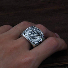 Load image into Gallery viewer, VIKING LAIR Ring Valknut Odin Ring