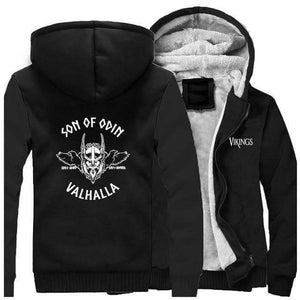 VIKING LAIR Sweatshirt Black 5 / XXL Viking Son of Odin Sweatshirt + Hoodie
