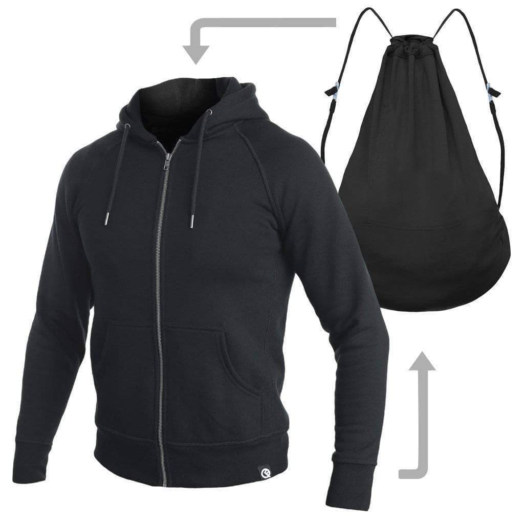 VIKING LAIR Sweatshirt Black / XS Viking Lair Hoodie Backpack