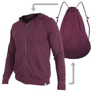 VIKING LAIR Sweatshirt Burgundy / XS Viking Lair Hoodie Backpack