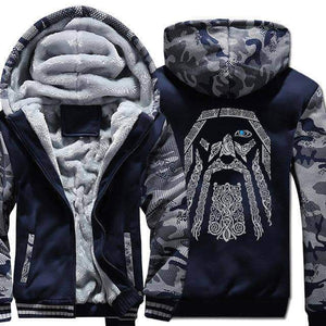 VIKING LAIR Sweatshirt dark blue / S(US) Odin Viking Sweatshirt + Hoodie