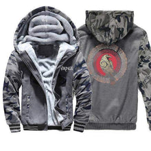 Load image into Gallery viewer, VIKING LAIR Sweatshirt Dark Gray 6 / 5XL Viking Camo Raven Sweatshirt + Hoodie