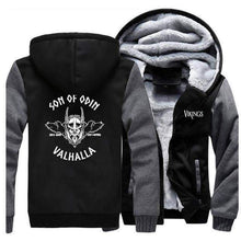 Load image into Gallery viewer, VIKING LAIR Sweatshirt Dark Gray Black 5 / XXL Viking Son of Odin Sweatshirt + Hoodie