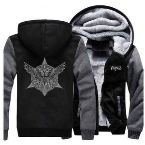 VIKING LAIR Sweatshirt Dark Gray Black 5 / XXXL Viking TV Legend  Sweatshirt + Hoodie