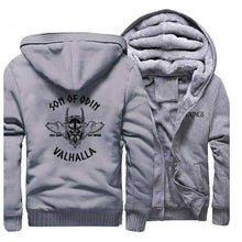 Load image into Gallery viewer, VIKING LAIR Sweatshirt Gray 1 / M Viking Son of Odin Sweatshirt + Hoodie