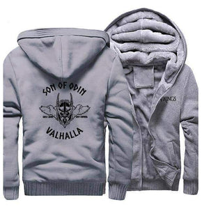VIKING LAIR Sweatshirt Gray 1 / M Viking Son of Odin Sweatshirt + Hoodie