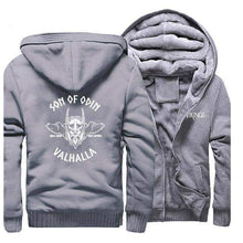 Load image into Gallery viewer, VIKING LAIR Sweatshirt Gray 5 / 4XL Viking Son of Odin Sweatshirt + Hoodie