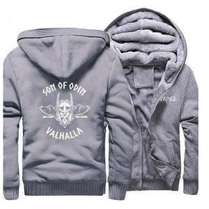 VIKING LAIR Sweatshirt Gray 5 / 4XL Viking Son of Odin Sweatshirt + Hoodie