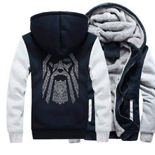 Load image into Gallery viewer, VIKING LAIR Sweatshirt gray dark blue / S(US) Odin Viking Sweatshirt + Hoodie
