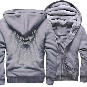VIKING LAIR Sweatshirt gray / S(US) Odin Viking Sweatshirt + Hoodie