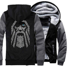 Load image into Gallery viewer, VIKING LAIR Sweatshirt GREY BLACK / S(US) Odin Viking Sweatshirt + Hoodie