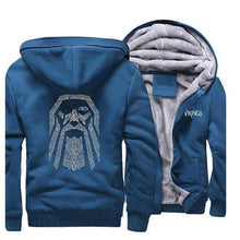 Load image into Gallery viewer, VIKING LAIR Sweatshirt Lake Blue / S (US) Viking Odin Sweatshirt + Hoodie
