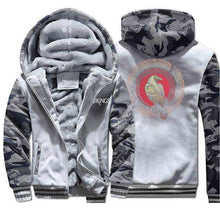 Load image into Gallery viewer, VIKING LAIR Sweatshirt Light Gray 6 / L Viking Camo Raven Sweatshirt + Hoodie