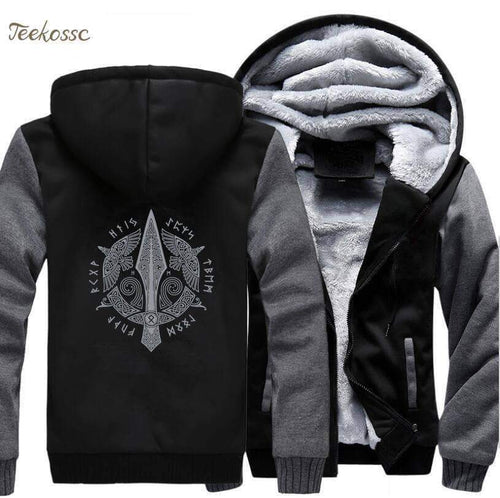 VIKING LAIR Sweatshirt Stylish Viking-Inspired Raven Sweatshirt