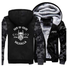 Load image into Gallery viewer, VIKING LAIR Sweatshirt Vintage Gray 5 / XL Viking Son of Odin Sweatshirt + Hoodie