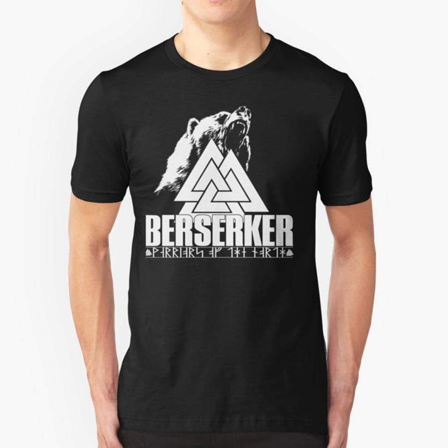 VIKING LAIR T-Shirt Black / S (US) Berserker Warriors Of The North Viking T Shirt