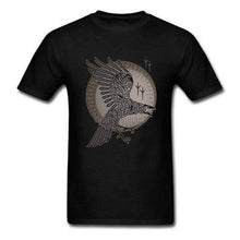 Load image into Gallery viewer, VIKING LAIR T-Shirt Black / XS Short Sleeve Raven Vikings T-shirt