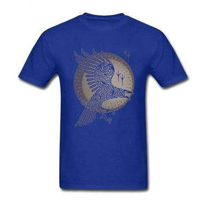 VIKING LAIR T-Shirt Blue / XS Short Sleeve Raven Vikings T-shirt