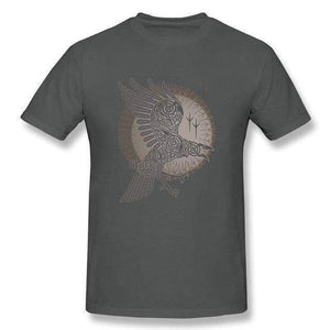 VIKING LAIR T-Shirt Dark Grey / XS Short Sleeve Raven Vikings T-shirt