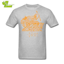 Load image into Gallery viewer, VIKING LAIR T-Shirt Gray / XS Odin Vikings Shirt