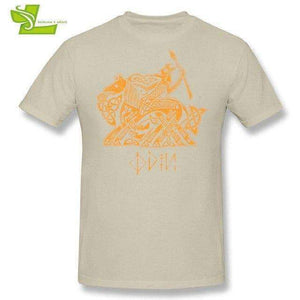 VIKING LAIR T-Shirt Natural / XS Odin Vikings Shirt